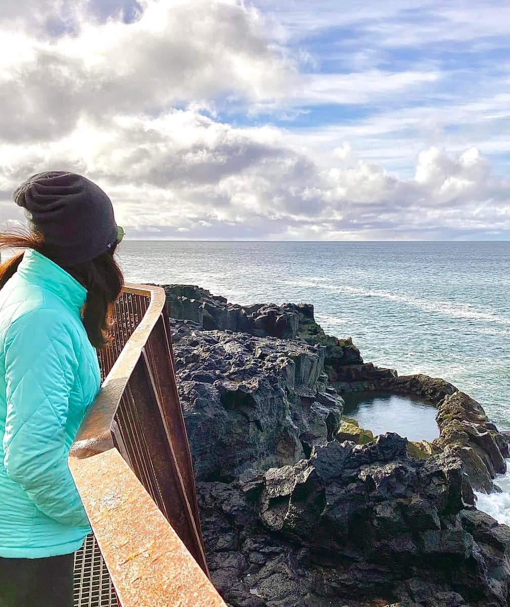 Brimketill Lava Rock Pool Keflavik