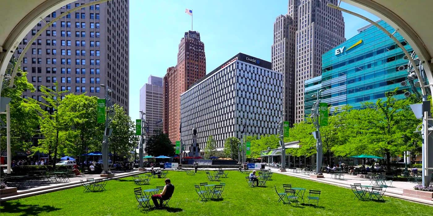 Campus Martius Park, Detroit