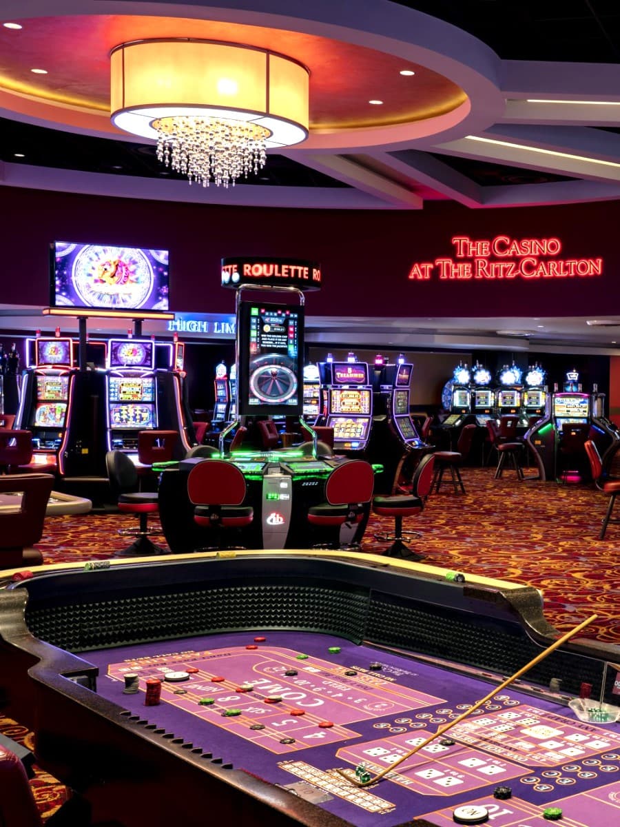 Inside of Casino at the Ritz-Carlton, Aruba