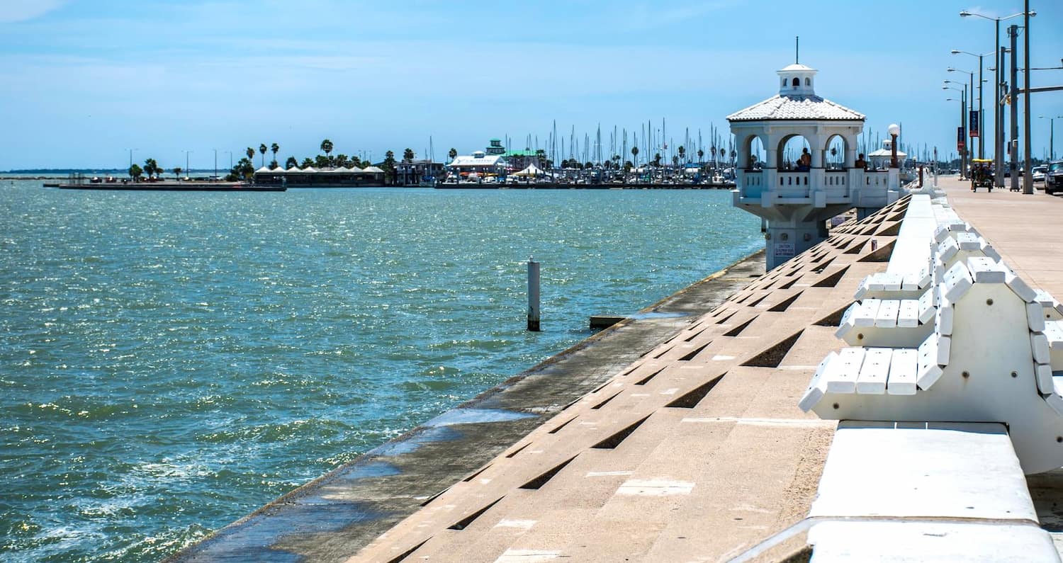 Corpus Christi Downtown Seawall