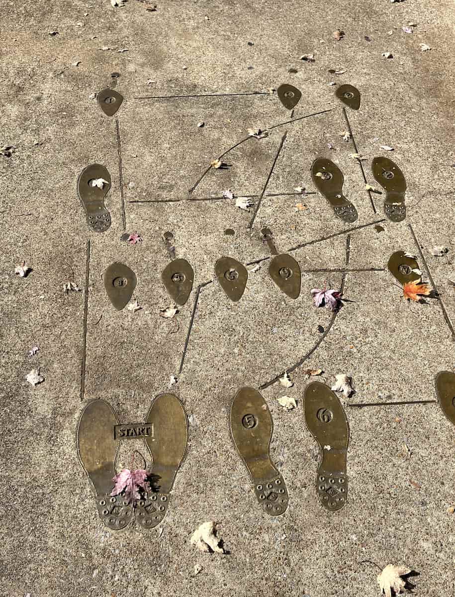 Dance Steps Sidewalk Chattanooga