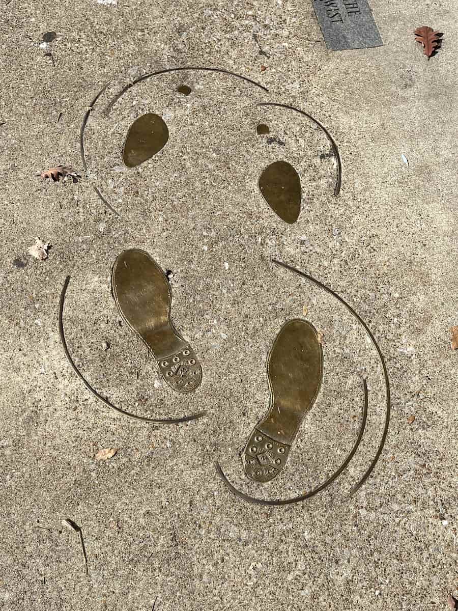 Dance Steps Sidewalk Chattanooga