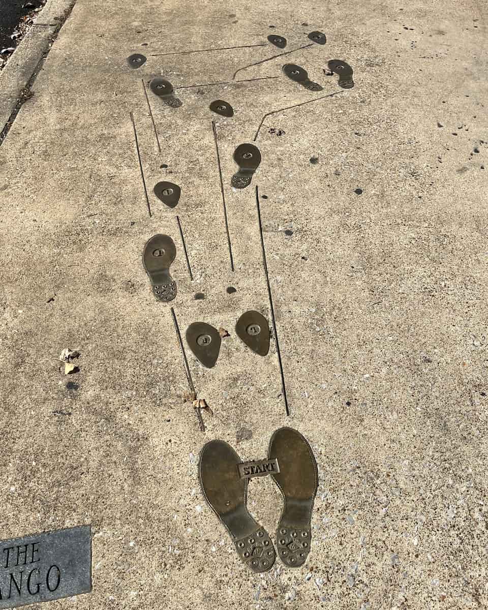 Dance Steps Sidewalk Chattanooga