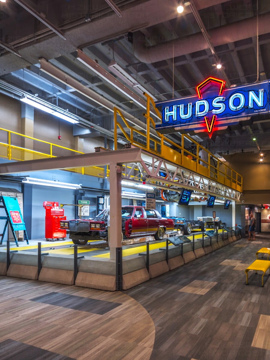 Inside of Detroit Historical Museum, Detroit