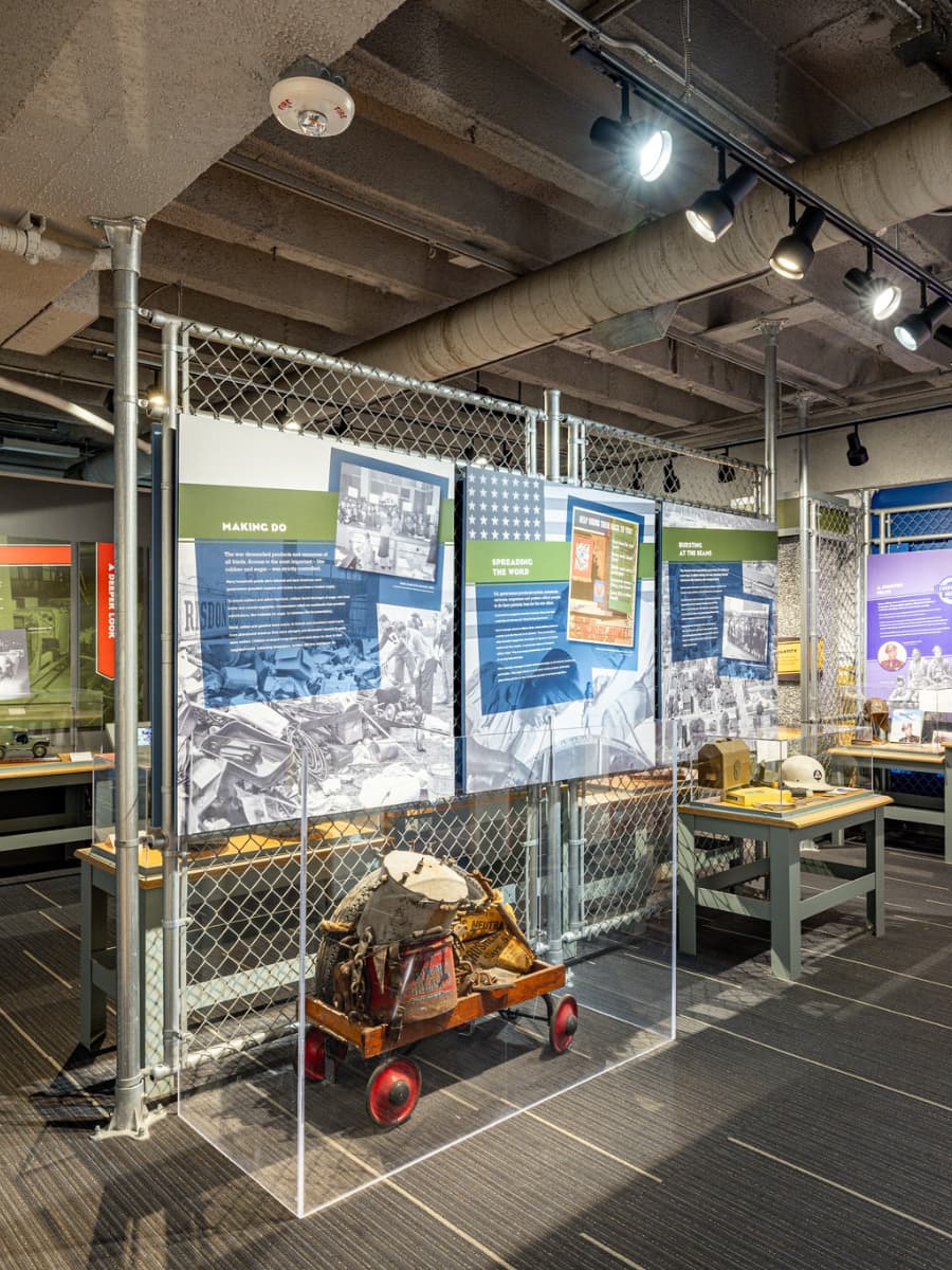 Inside of Detroit Historical Museum, Detroit