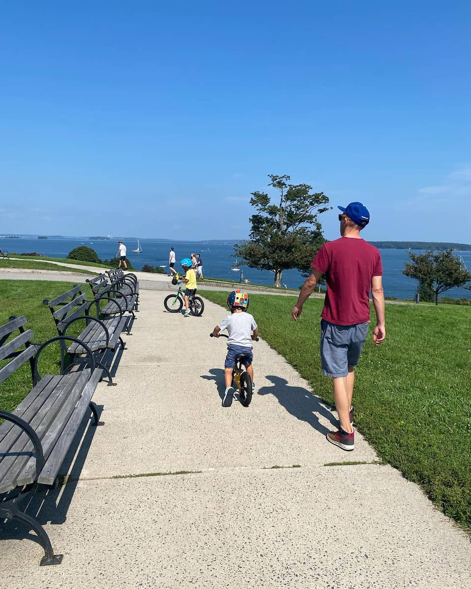 Eastern Promenade Playground, Portland Maine