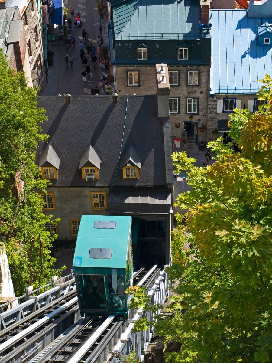 Funicular, Quebec City