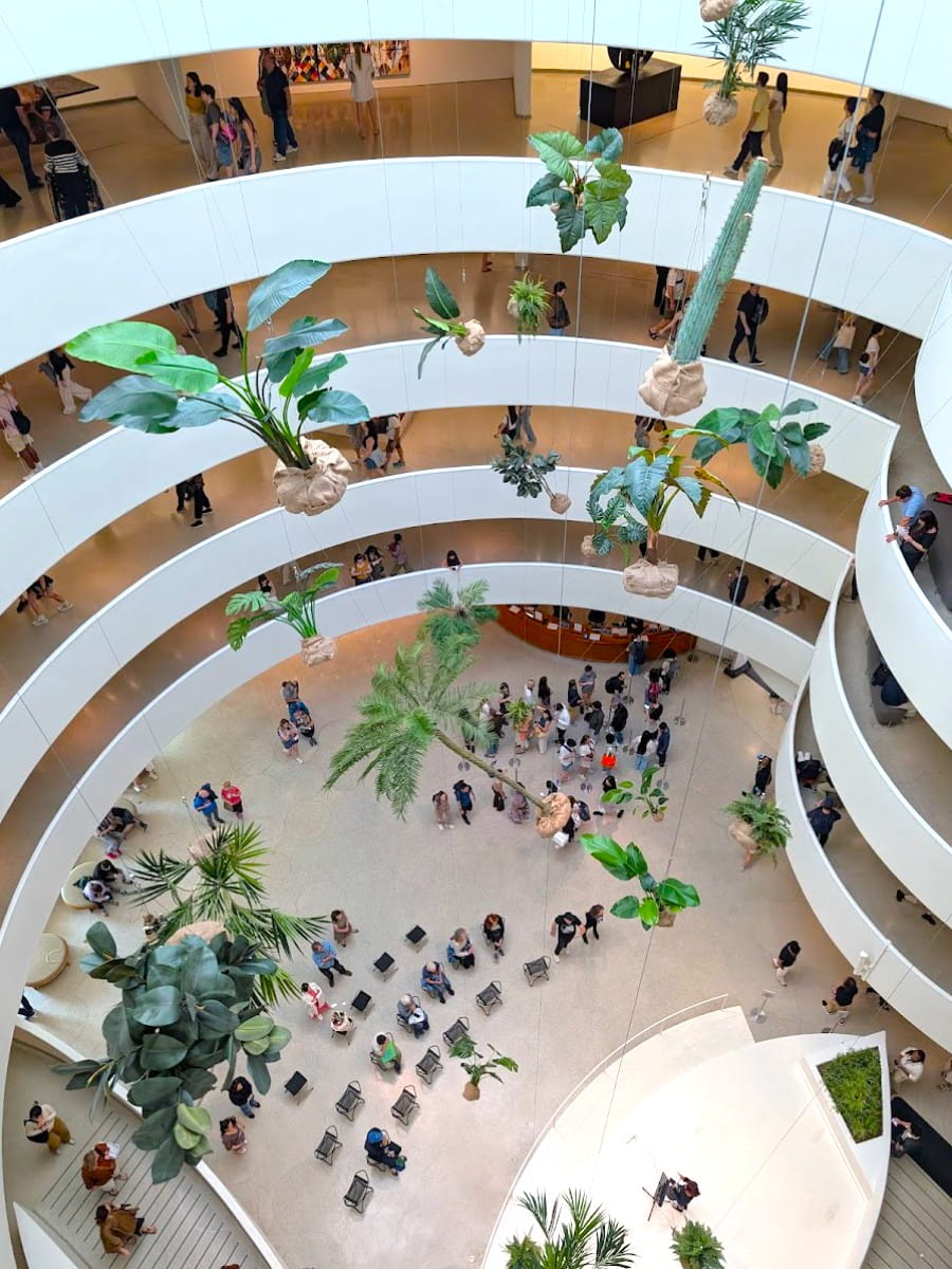 Inside of Guggenheim Museum, NYC