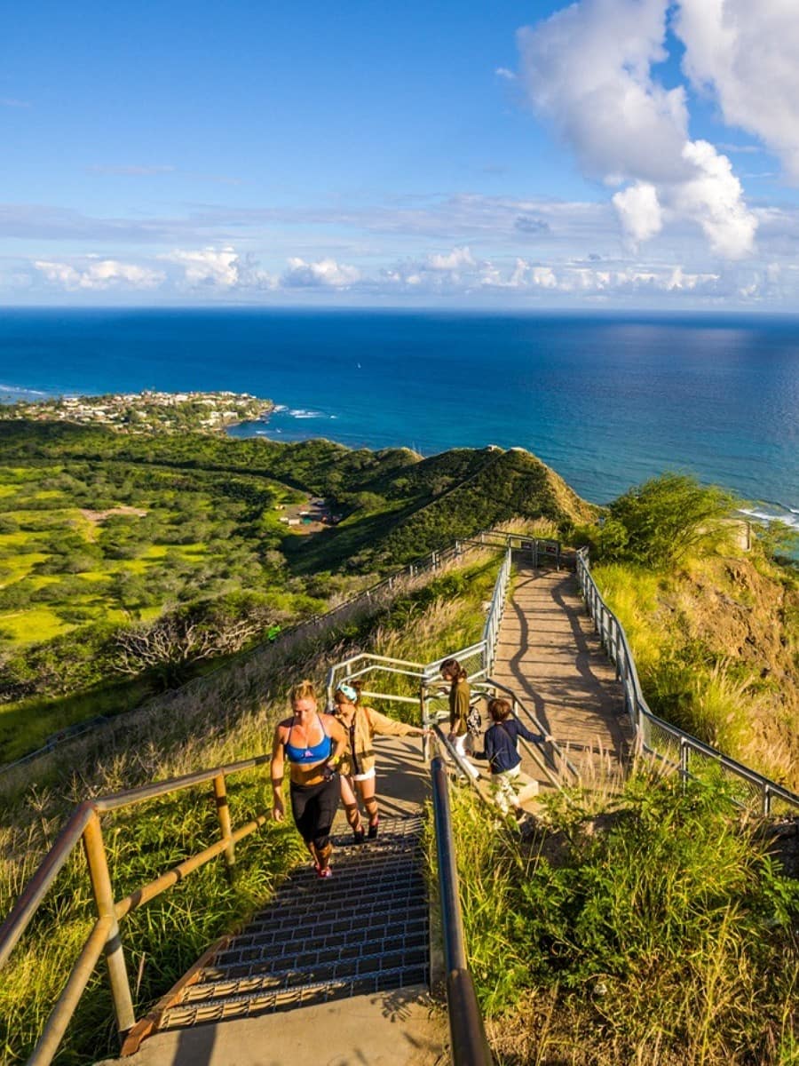Hike Diamond Head Crater, Oahu, Hawaii