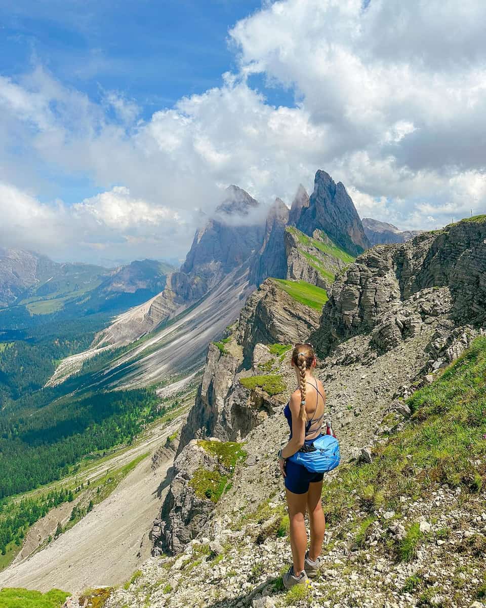 Hiking in the Dolomites, Italy
