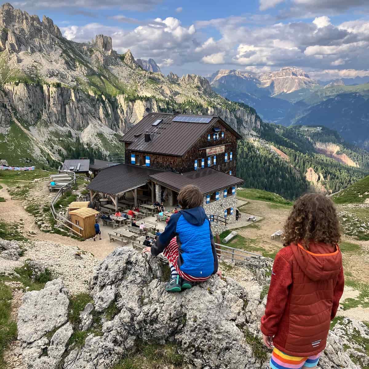 Hiking in the Dolomites, Italy