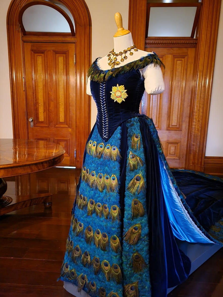 Inside of Iolani Palace, Oahu, Hawaii