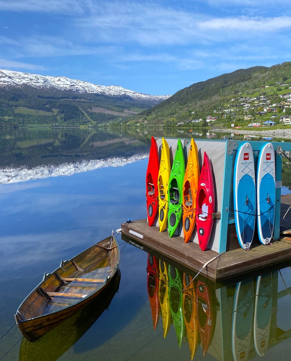 Kayaking and Canoeing, Voss