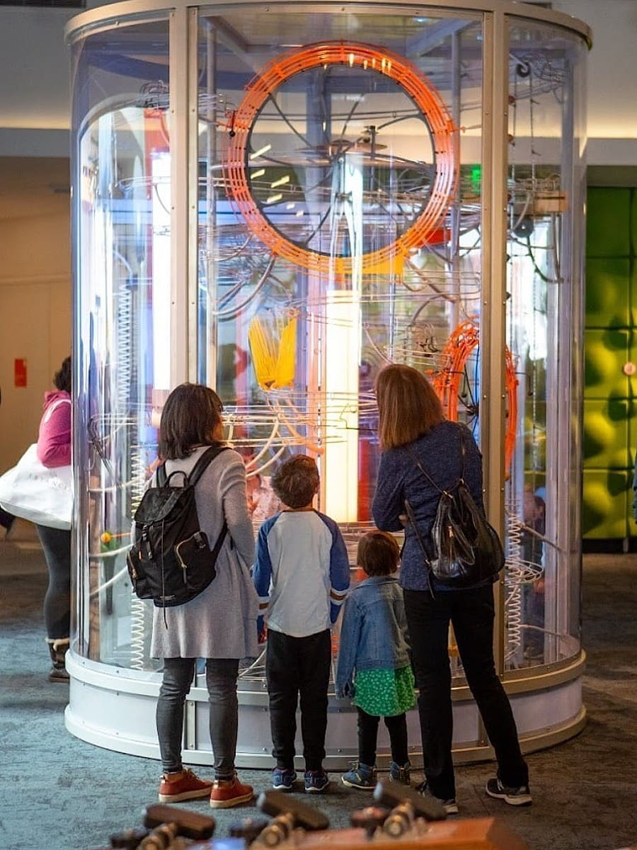 Inside of MOXI, Santa Barbara