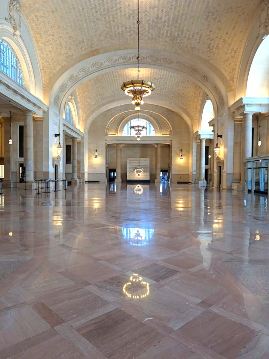 Inside of Michigan Central, Detroit