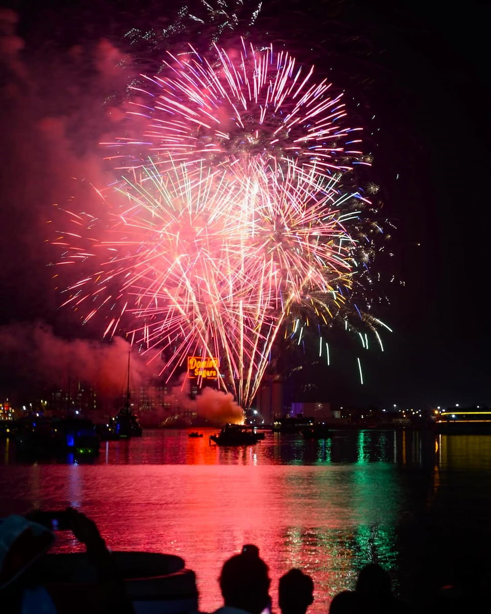 New Year Fireworks, Baltimore