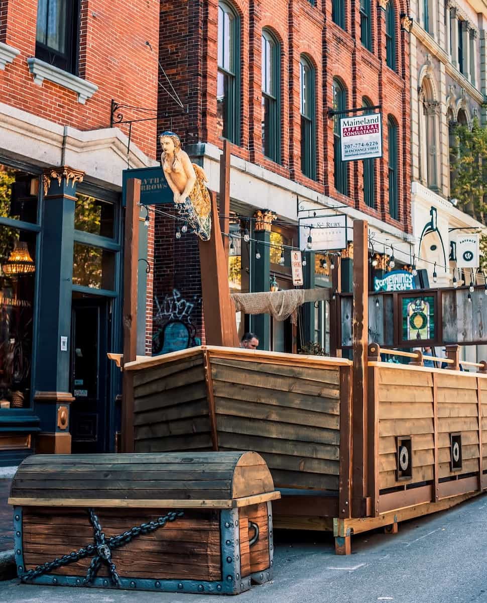 Portland’s downtown shopping