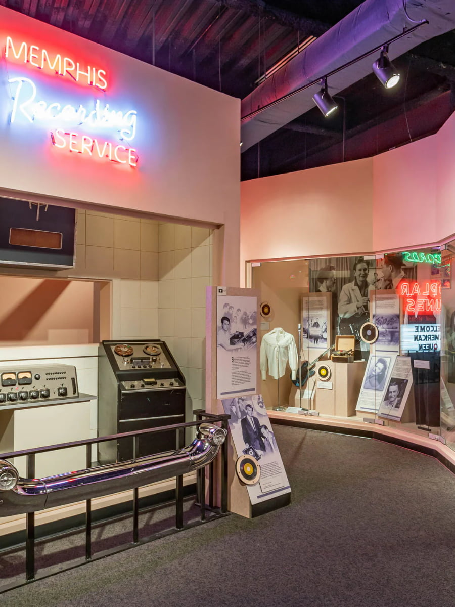 Inside of Rock 'n' Soul Museum, Tennessee