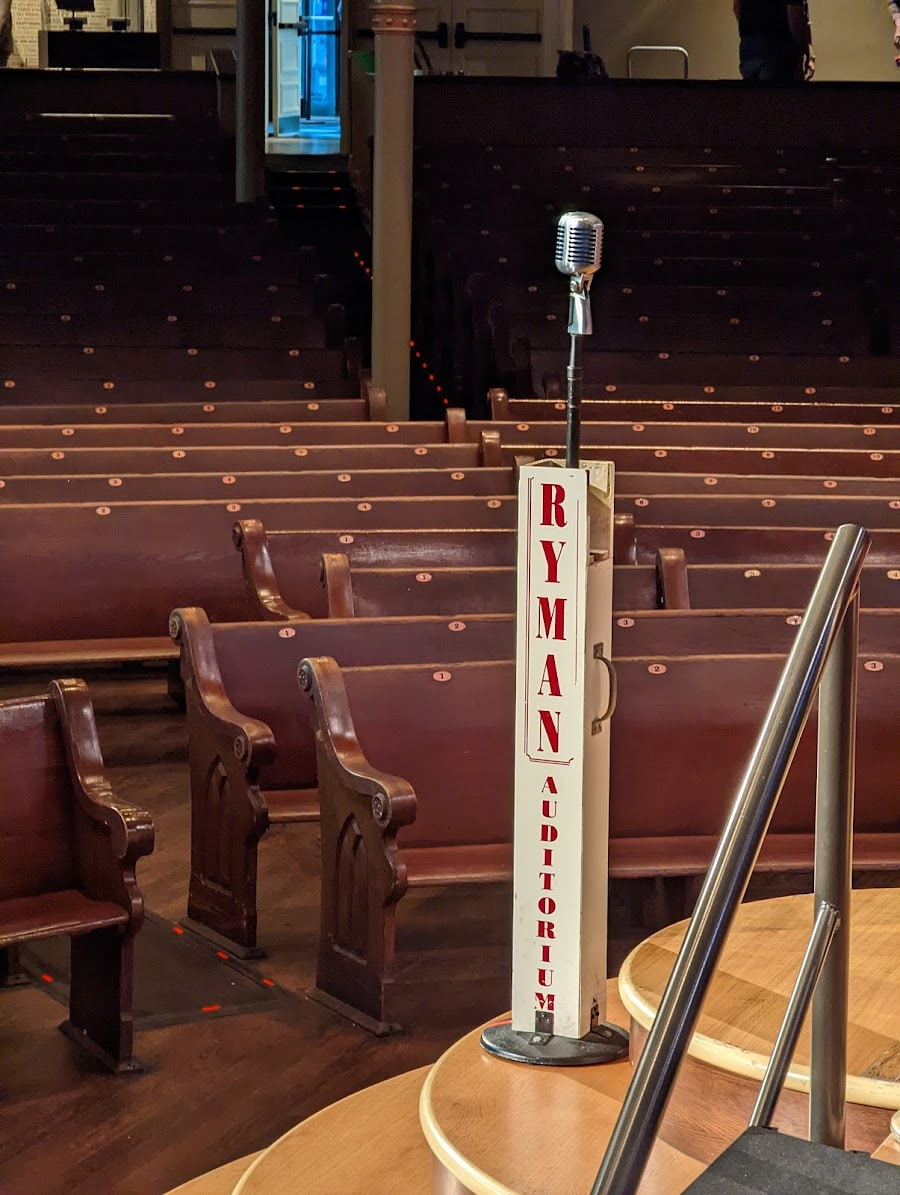 Inside of Ryman Auditorium, Tennessee