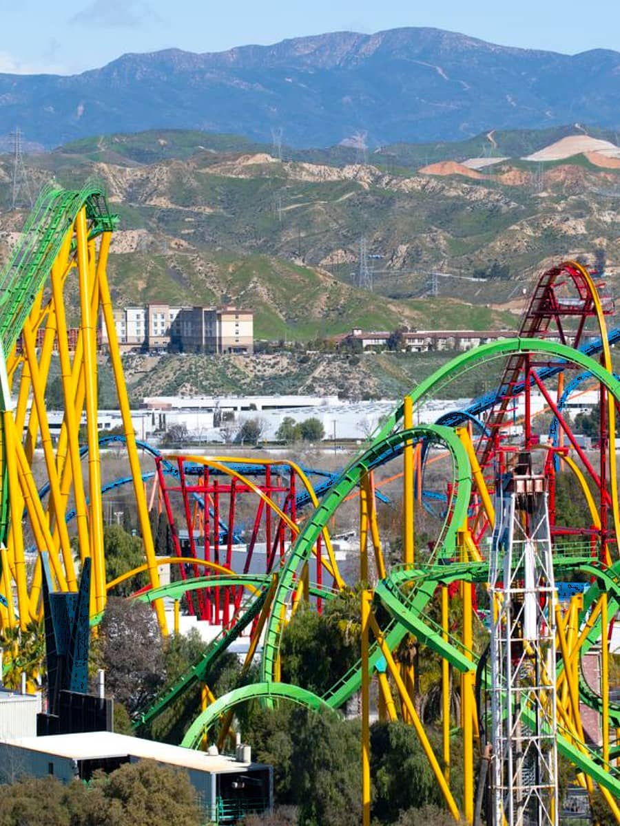 Six Flags Magic Mountain, California