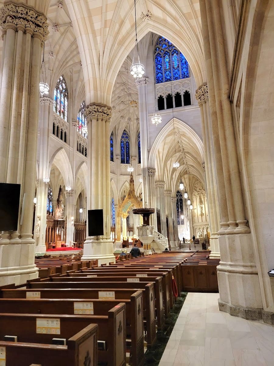 Inside of St. Patrick's Cathedral, NYC