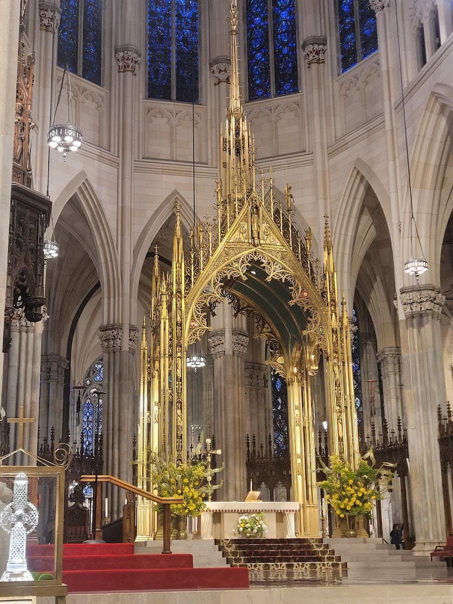 Inside of St. Patrick's Cathedral, NYC