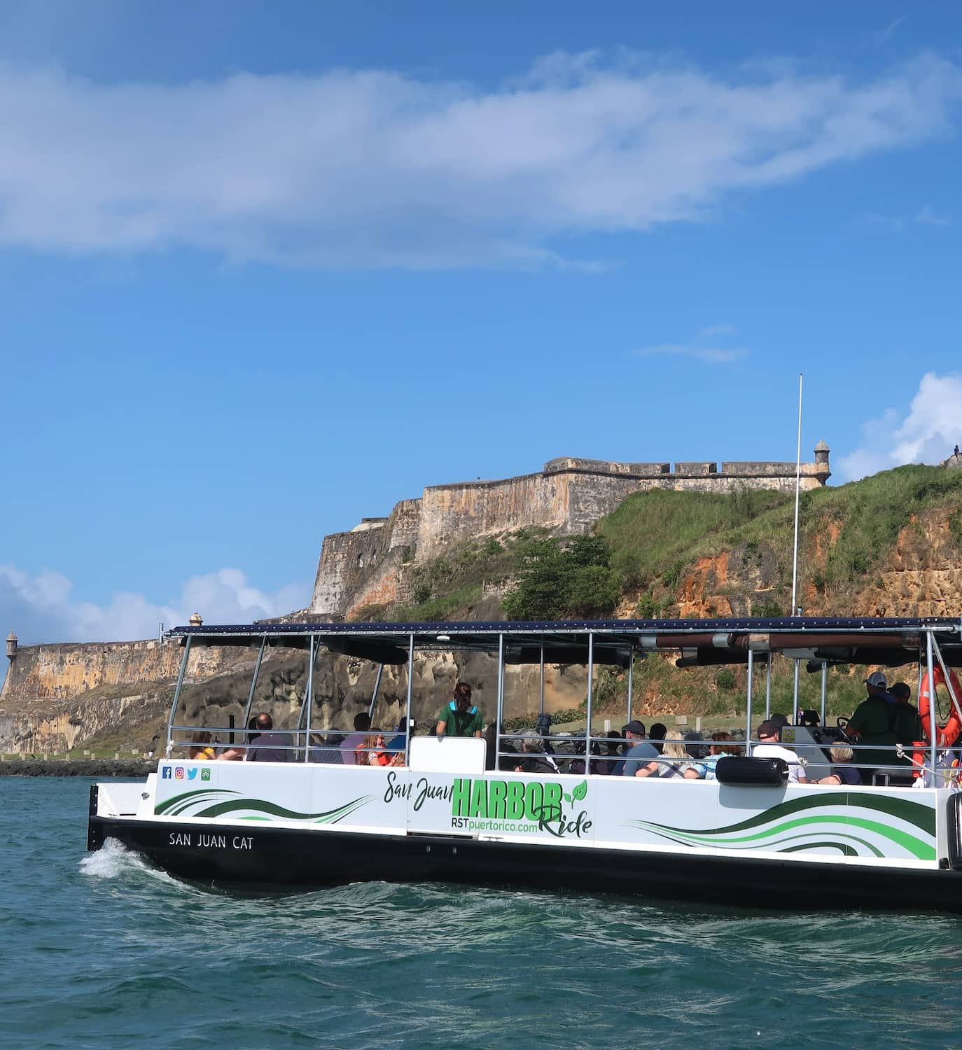 Sunset Boat Ride San Juan Harbor Puerto Rico