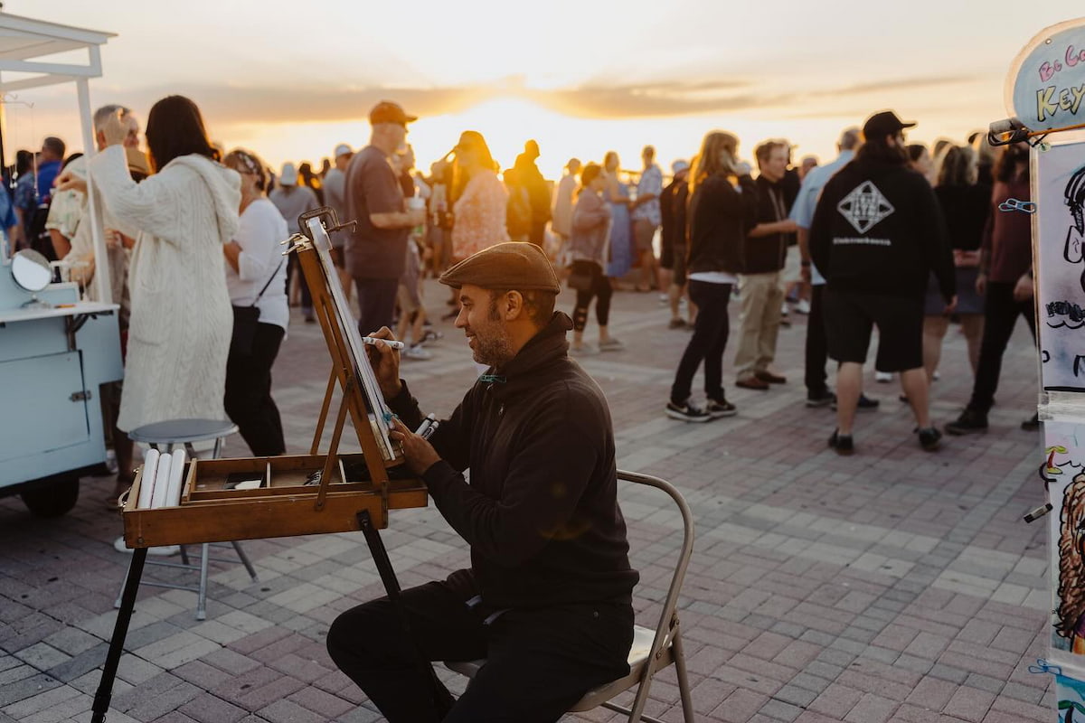 Sunset at Mallory Square, Key West