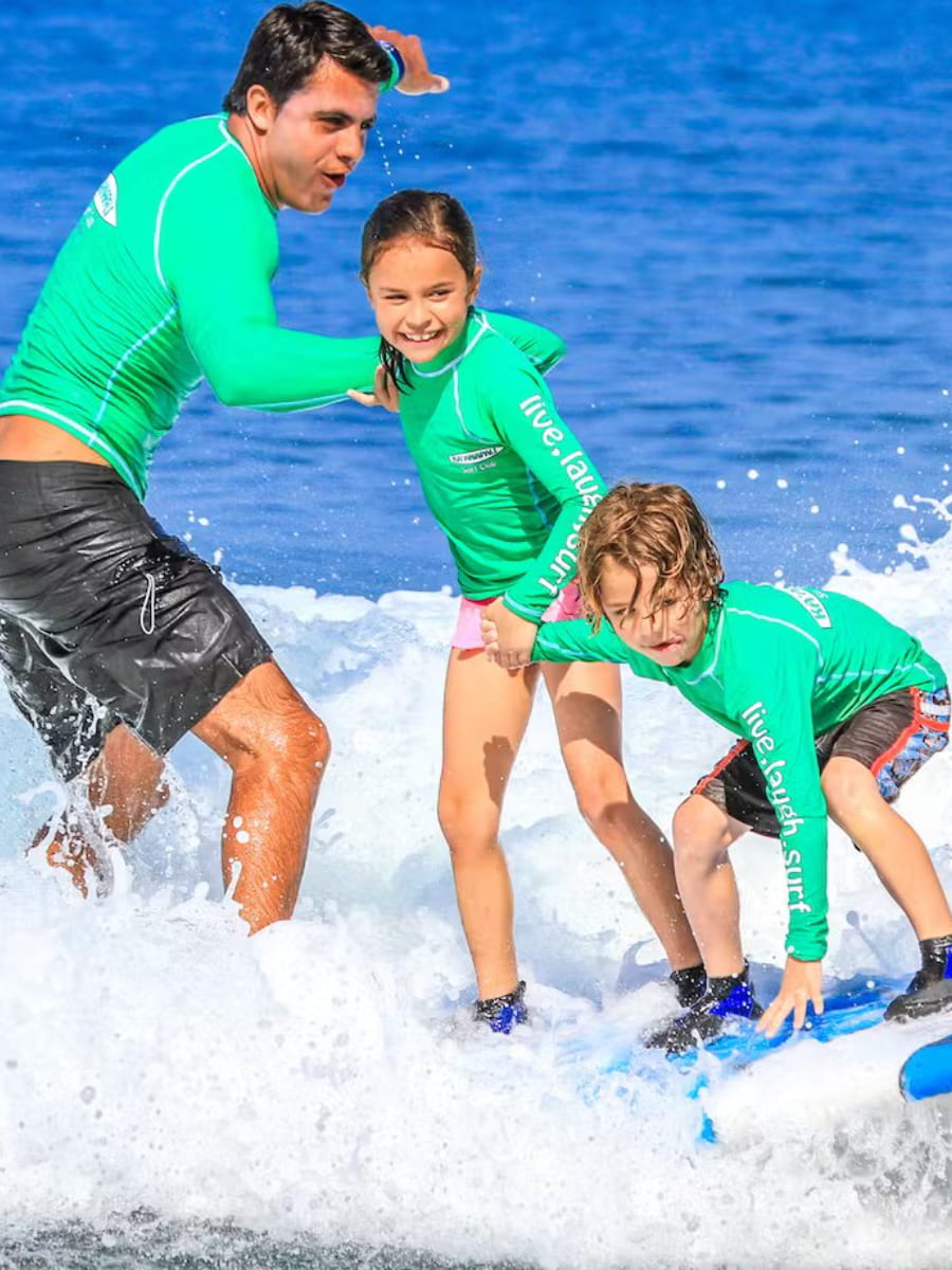Surfing Lessons for Kids, Maui