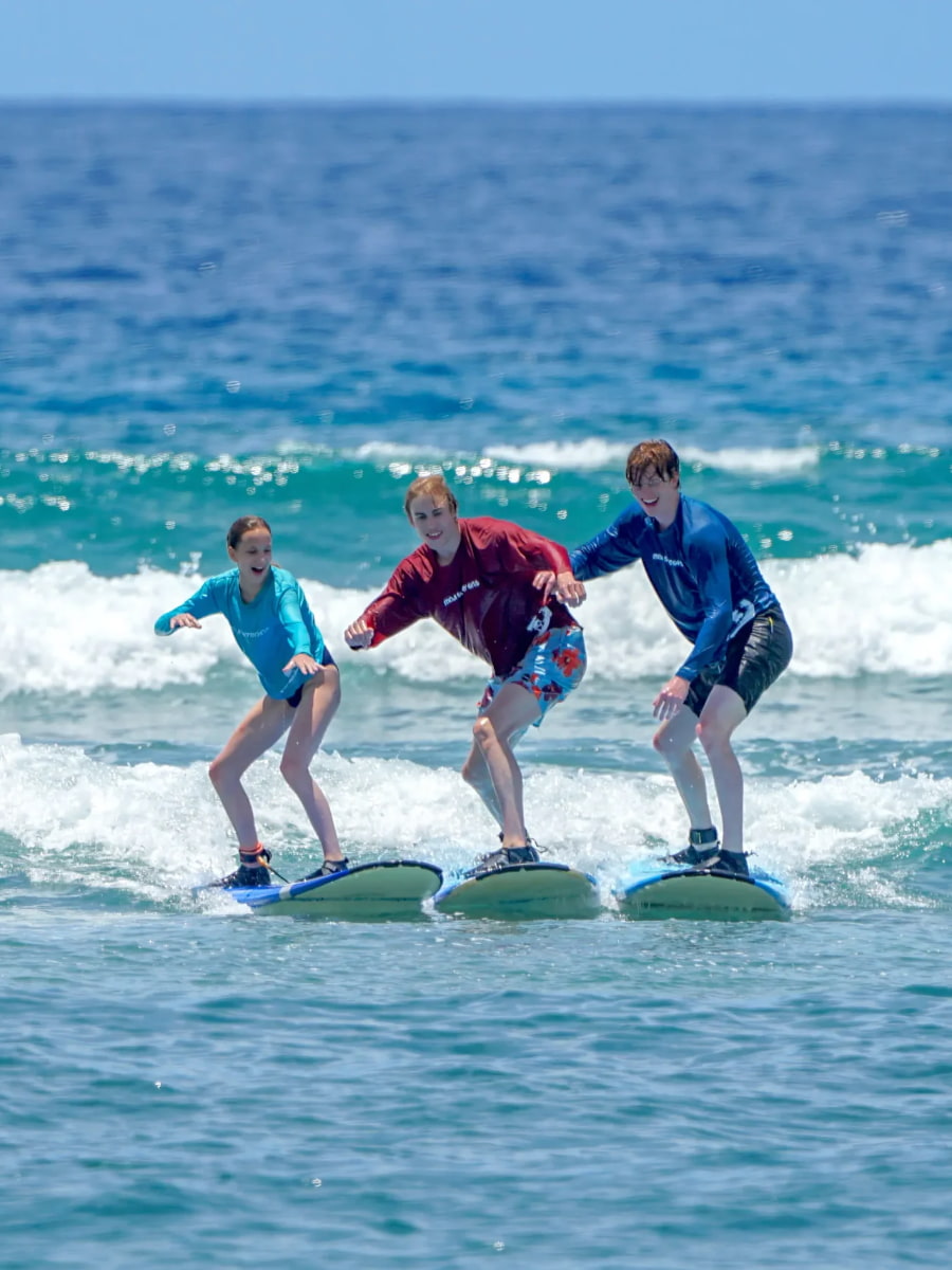 Surfing Lessons for Kids, Maui
