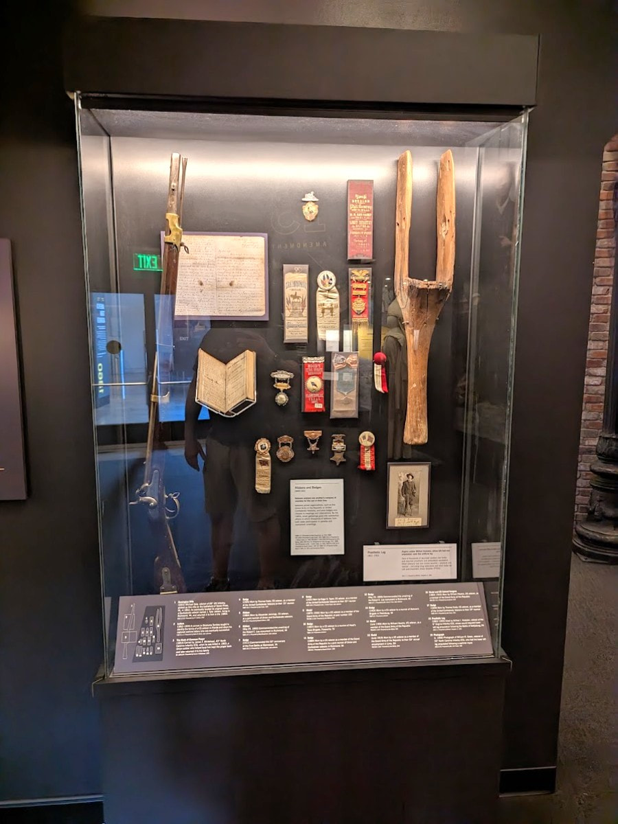 Inside of American Civil War Museum, Richmond, VA