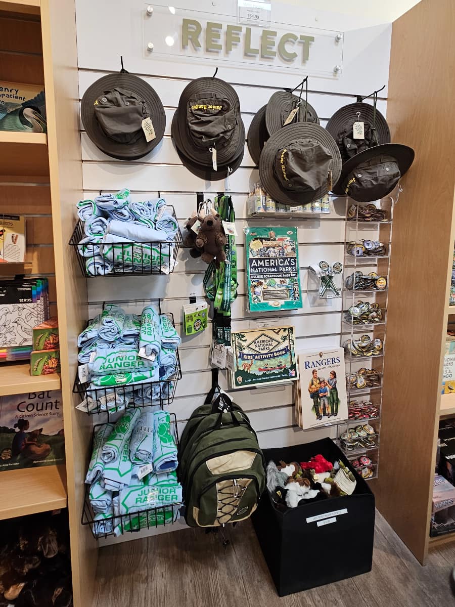 Inside of Hulls Cove Visitor Center, Bar Harbor, Maine