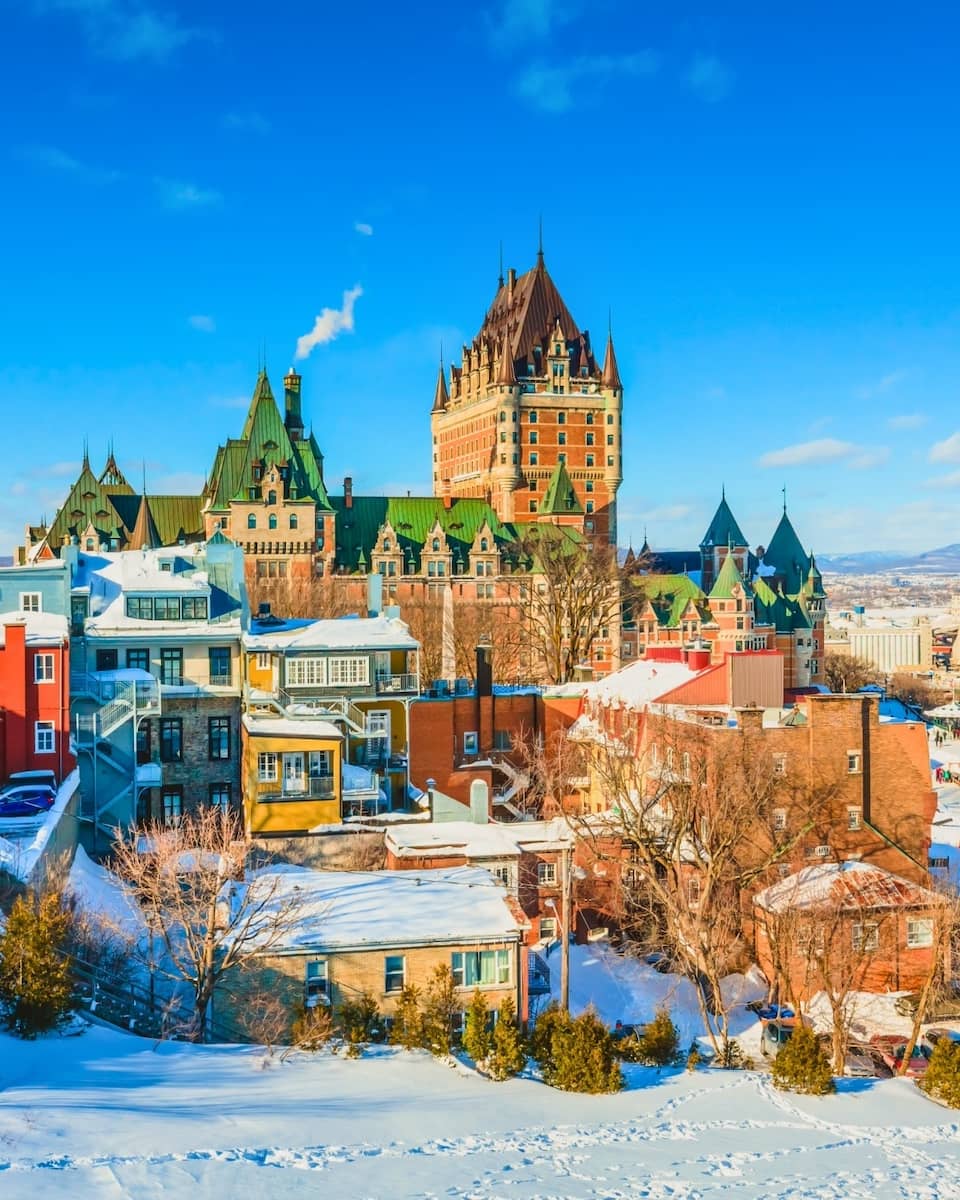 Quebec in winter