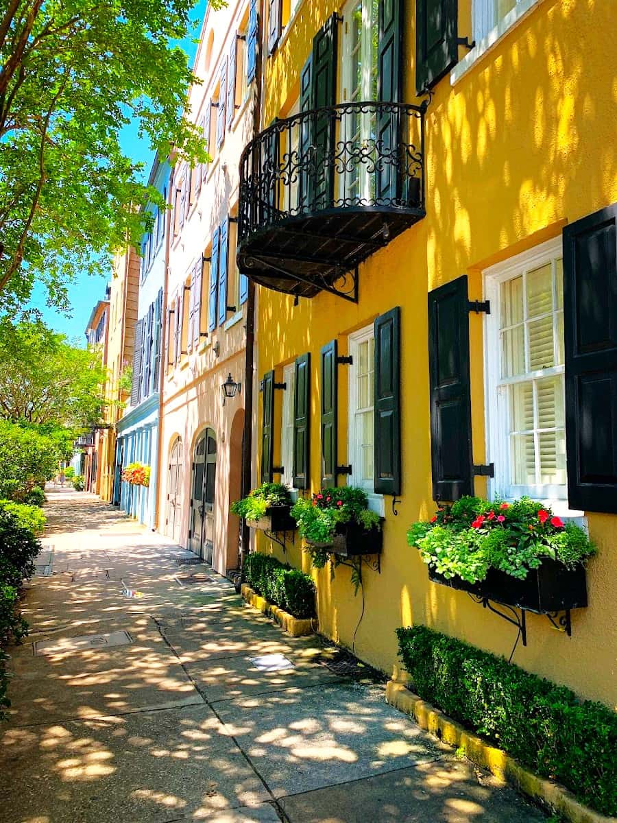 Rainbow Row, Charleston