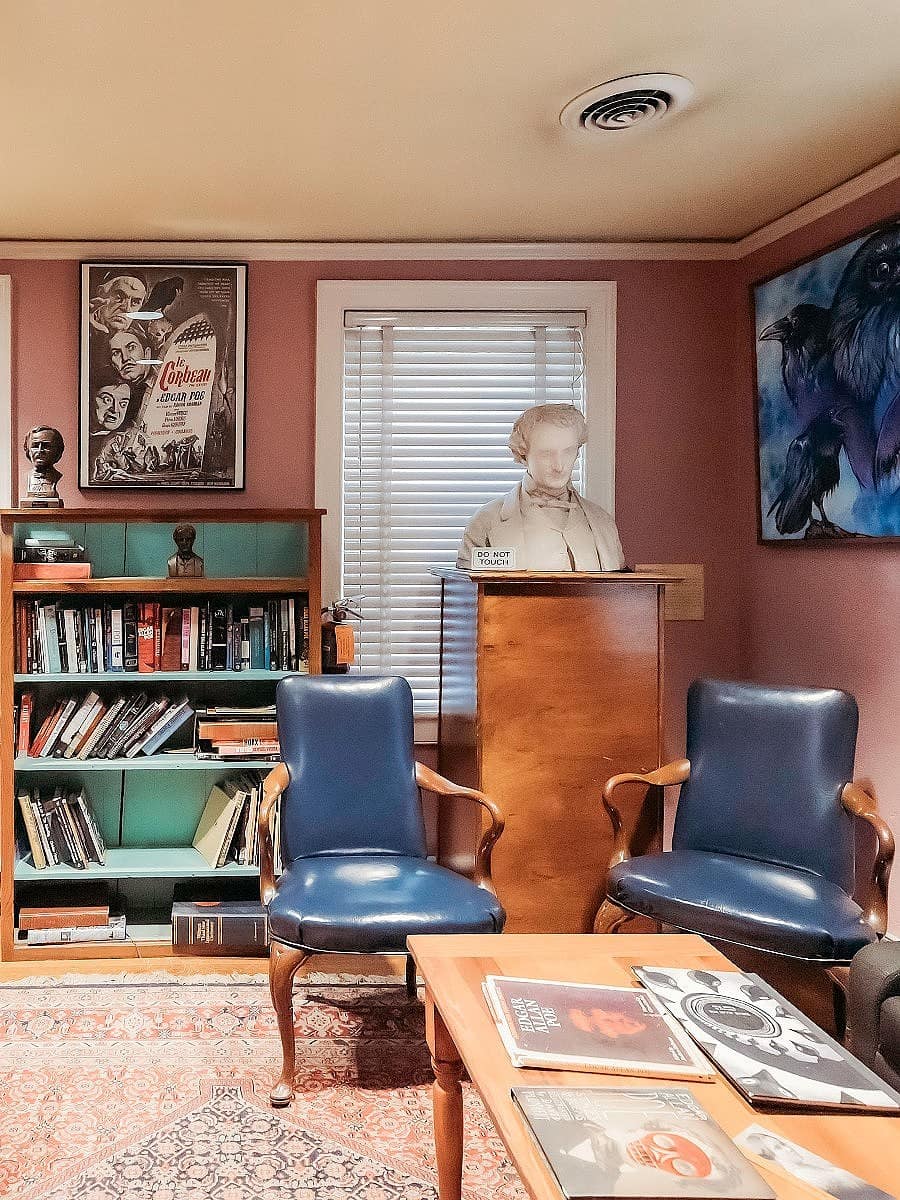 Inside of The Poe Museum, Richmond, VA