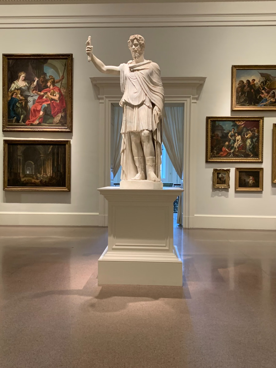 Inside of Virginia Museum of Fine Arts, Richmond, VA