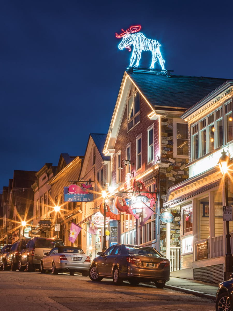 Winter in Bar Harbor, Maine