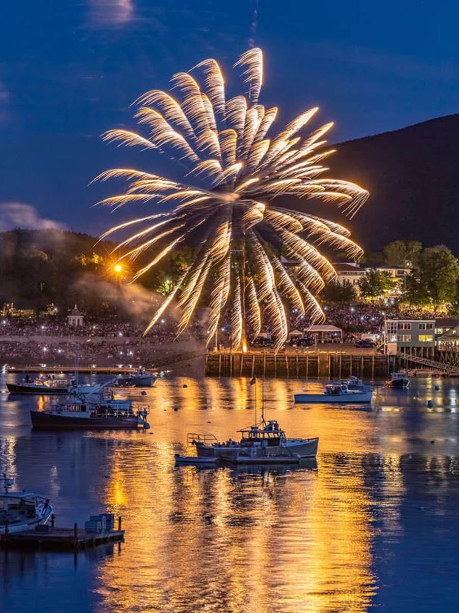 Winter in Bar Harbor, Maine
